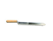 الفولاذ المقاوم للصدأ مزدوجة مسنن Uncapping سكين مع مقبض خشبي من أدوات العسل Uncapping