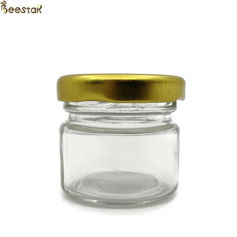 برطمانات عسل زجاجية سعة 25 مل جرة زجاجية فارغة للتخزين زجاجات عسل زجاجية