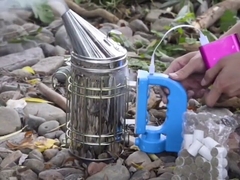 مدخن نحل كهربائي أوروبي، مقاس L، مدخن خلية نحل