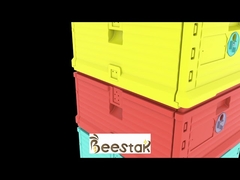 خلية نحل حرارية من البلاستيك الغذائي بدرجة 10 إطارات مع مصيدة حبوب اللقاح طبقتين