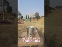 Transparent Heated Honey Settler 29L Stainless Steel Honey Tank With Heater