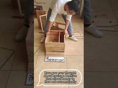 خلية لانجستروث التدفق خلية نحل مع 7 إطارات بلاستيكية