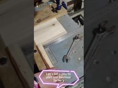 يأخذك لزيارة مصنع خلية النحل لمشاهدة عملية تجميع الخلايا