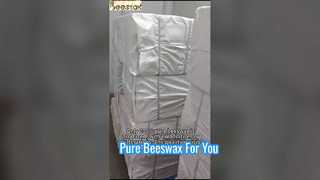 نحن ننتج فقط شمع النحل النقي بنسبة 100%، والذي يزداد الطلب عليه لفترة طويلة ويستمر في البيع بشكل جيد.